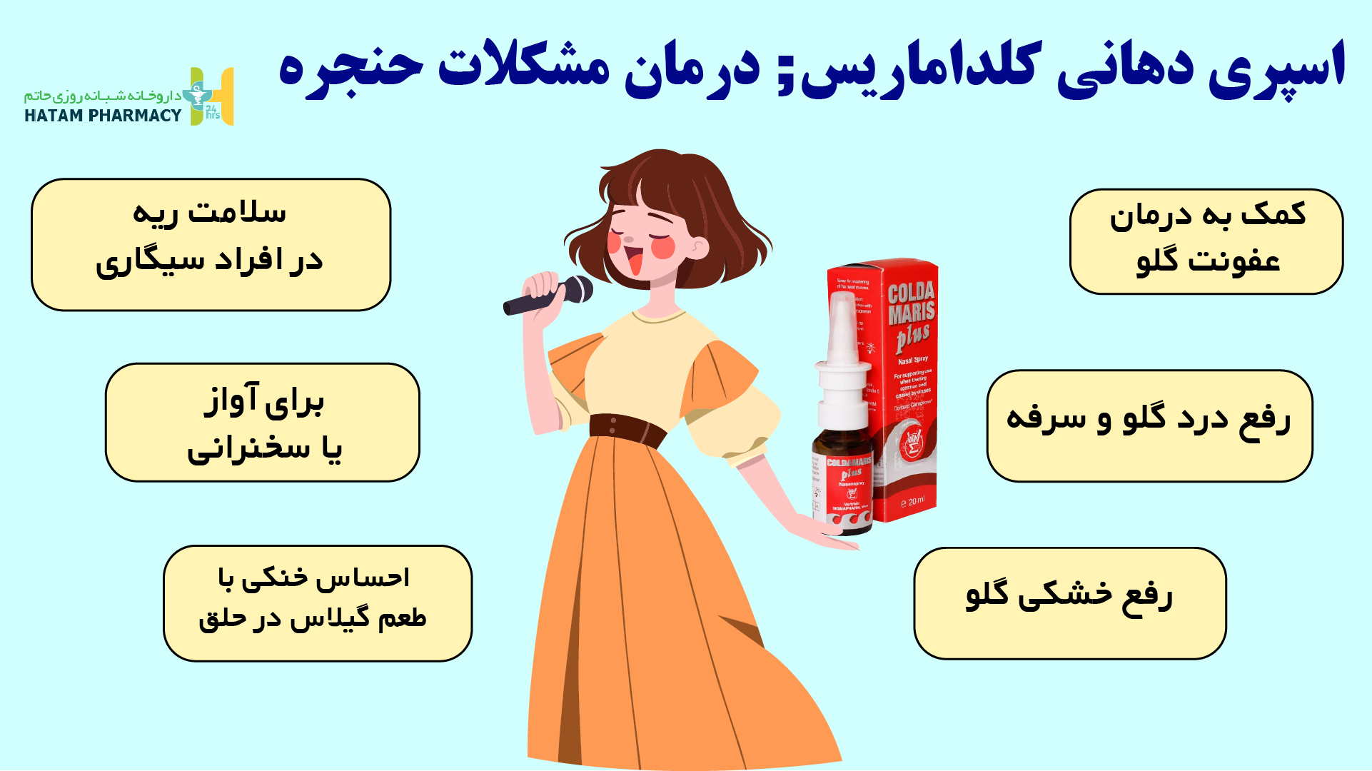 اسپری دهانی کلداماریس